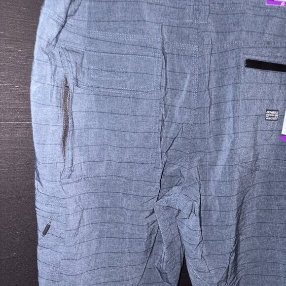O'NEILL MEN'S CROSSOVER HYBRID SHORTS DARK NAVY, 40W NWT 4 Way Stretch Quick Dry - Picture 8 of 10